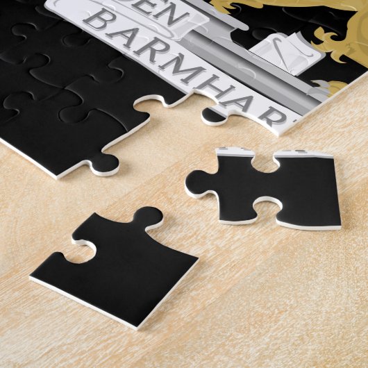 Wapenstaart van Amsterdam Legpuzzel (Zijkant)