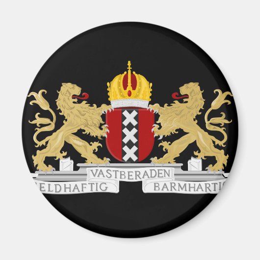 Wapenstaart van Amsterdam Magneet (Voorkant)