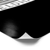 Wapenstaart van Amsterdam Perfect Poster (Hoek)