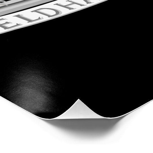 Wapenstaart van Amsterdam Perfect Poster (Hoek)