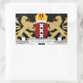Wapenstaart van Amsterdam Rechthoekige Sticker (Tas)