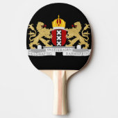 Wapenstaart van Amsterdam Tafeltennisbatje (Voorkant)