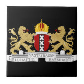Wapenstaart van Amsterdam Tegeltje (Voorkant)