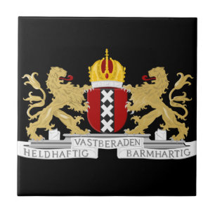 Wapenstaart van Amsterdam Tegeltje