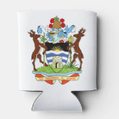 Wapenstaart van Antigua en Barbuda Blikjeskoeler (Achterkant)