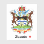 Wapenstaart van Antigua en Barbuda Sticker (Vel)