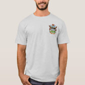 Wapenstaart van Antigua en Barbuda T-shirt (Voorkant)
