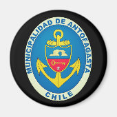 Wapenstaart van Antofagasta, Chili Magneet (Voorkant)