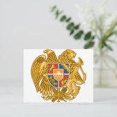 Wapenstaart van Armenië - Armeense Embleem Briefkaart (Staand voorkant)