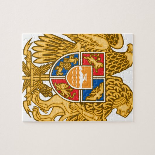 Wapenstaart van Armenië - Armeense Embleem Legpuzzel (Horizontaal)
