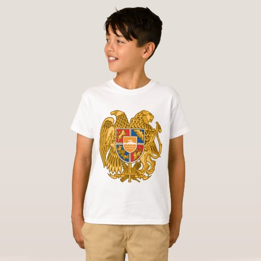 Wapenstaart van Armenië - Armeense Embleem T-shirt (Voorkant volledig)