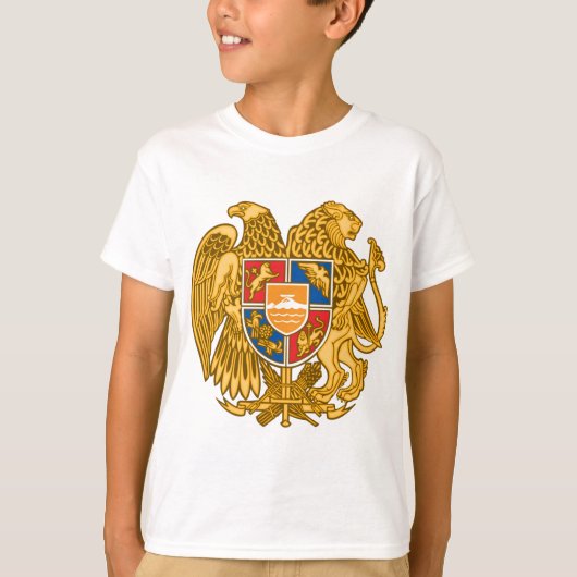 Wapenstaart van Armenië - Armeense Embleem T-shirt (Voorkant)