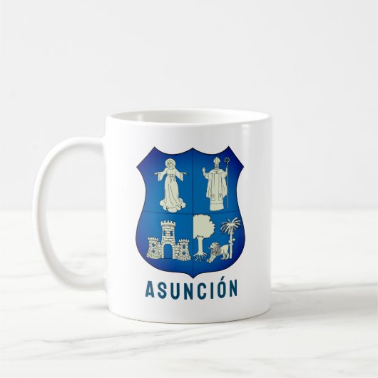 Wapenstaart van Asunción, Paraguay Koffiemok (Links)