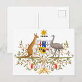 Wapenstaart van Australië Briefkaart (Voorkant / Achterkant)