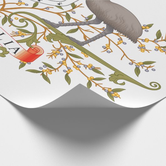 Wapenstaart van Australië Cadeaupapier (Hoek)