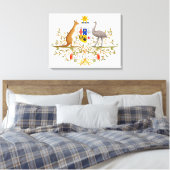 Wapenstaart van Australië Canvas Afdruk (Insitu (Slaapkamer))