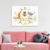 Wapenstaart van Australië Canvas Afdruk (Insitu (Woonkamer))