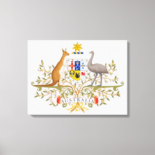 Wapenstaart van Australië Canvas Afdruk (Voorkant)