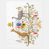 Wapenstaart van Australië Fleece Deken (Voorkant)