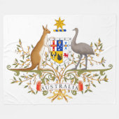 Wapenstaart van Australië Fleece Deken (Voorkant (Horizontaal))