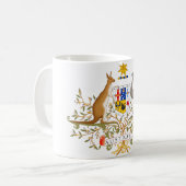 Wapenstaart van Australië Koffiemok (Voorkant links)
