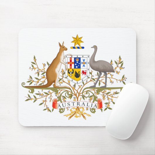 Wapenstaart van Australië Muismat (Met muis)
