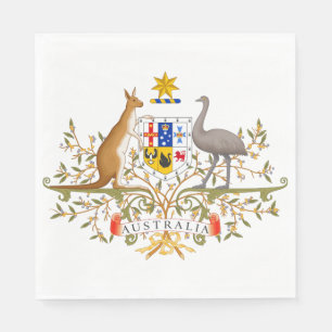 Wapenstaart van Australië Servet