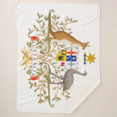 Wapenstaart van Australië Sherpa Deken (Voorkant)