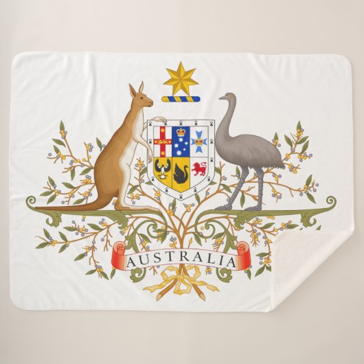 Wapenstaart van Australië Sherpa Deken (Voorkant (horizontaal))