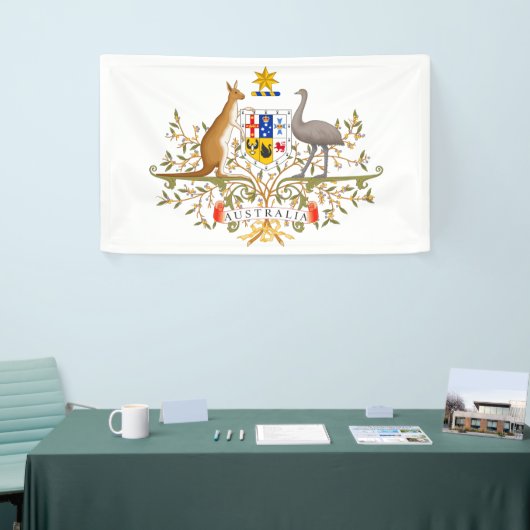 Wapenstaart van Australië Spandoek (Beurs)