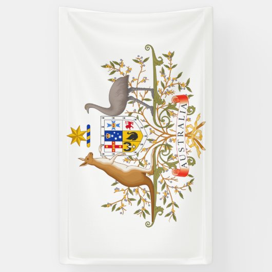 Wapenstaart van Australië Spandoek (Verticaal)