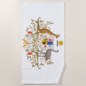 Wapenstaart van Australië Strandlaken (Voorkant)