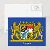 Wapenstaart van Beieren Briefkaart (Voorkant / Achterkant)