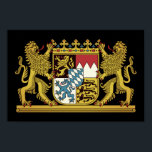 Wapenstaart van Beieren - DUITSLAND Poster<br><div class="desc">Wapenstaart van Beieren - DUITSLAND.</div>