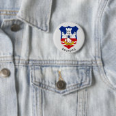 Wapenstaart van Belgrado, Servië Ronde Button 5,7 Cm (In situ)