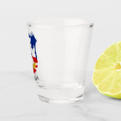 Wapenstaart van Belgrado, Servië Shot Glas (Rechts)