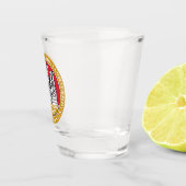 Wapenstaart van Bergen, Noorwegen Shot Glas (Rechts)