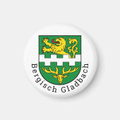 Wapenstaart van Bergisch Gladbach, Duitsland Magneet (Voorkant)