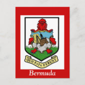 Wapenstaart van Bermuda Briefkaart (Voorkant)