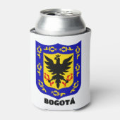 Wapenstaart van Bogotá, Colombia Blikjeskoeler (Blikje Voorkant)