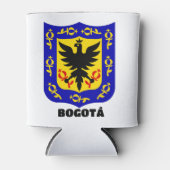 Wapenstaart van Bogotá, Colombia Blikjeskoeler (Voorkant)