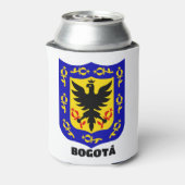 Wapenstaart van Bogotá, Colombia Blikjeskoeler (Blikje Achterkant)