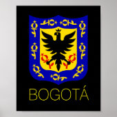 Wapenstaart van Bogotá, Colombia Poster (Voorkant)