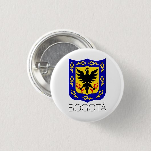 Wapenstaart van Bogotá, Colombia Ronde Button 3,2 Cm (Voorkant /achterkant)