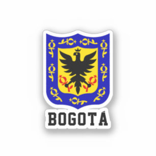 Wapenstaart van Bogotá, Colombia Sticker