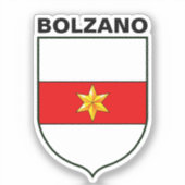 Wapenstaart van Bolzano, Italië Sticker (Voorkant)