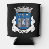 Wapenstaart van Braga, Portugal Blikjeskoeler (Voorkant)