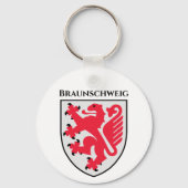 Wapenstaart van Braunschweig, Duitsland Sleutelhanger (Voorkant)