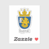 Wapenstaart van Burgas, Bulgarije Sticker (Vel)
