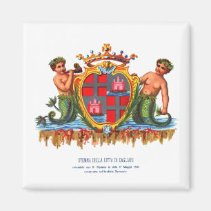 Wapenstaart van Cagliari, Button van Sardinië Magneet